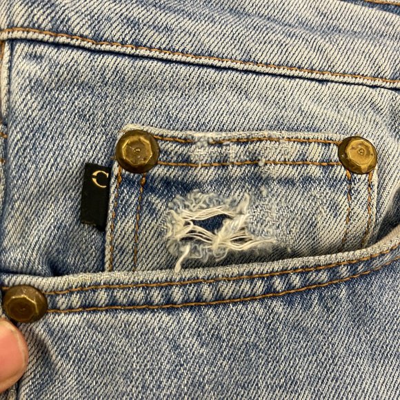VINTAGE Just Cavalli straight leg distressed jeans Size 32 - Picture 8 of 9